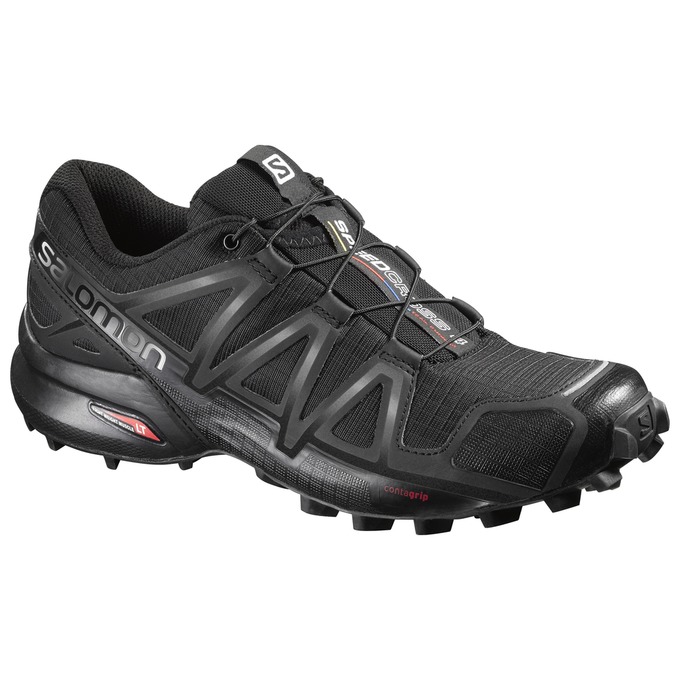 Zapatillas Trail Running Salomon Mujer Negras - Salomon Argentina SPEEDCROSS 4 W ,097486-KUW